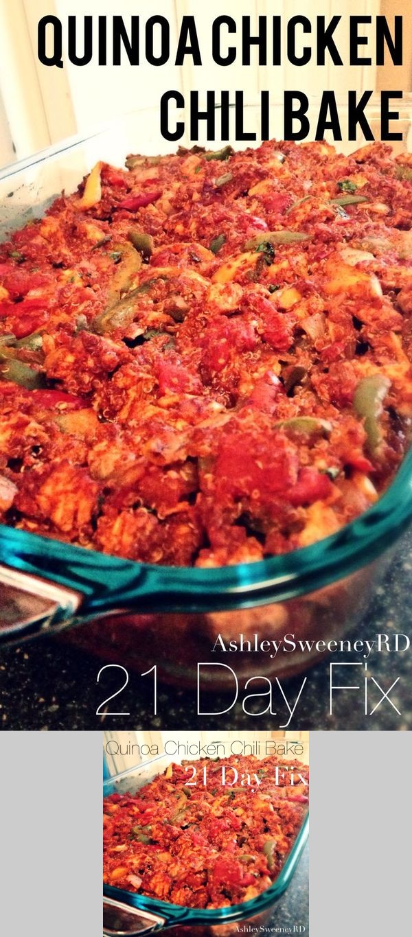 Quinoa Chicken Chili Bake