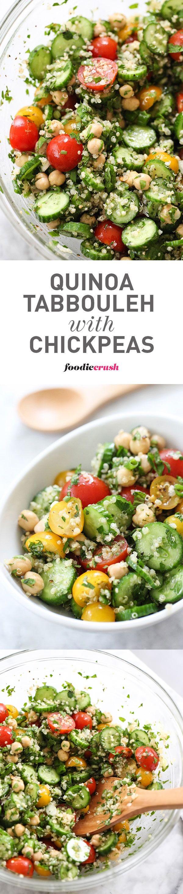 Quinoa Tabbouleh with Chickpeas