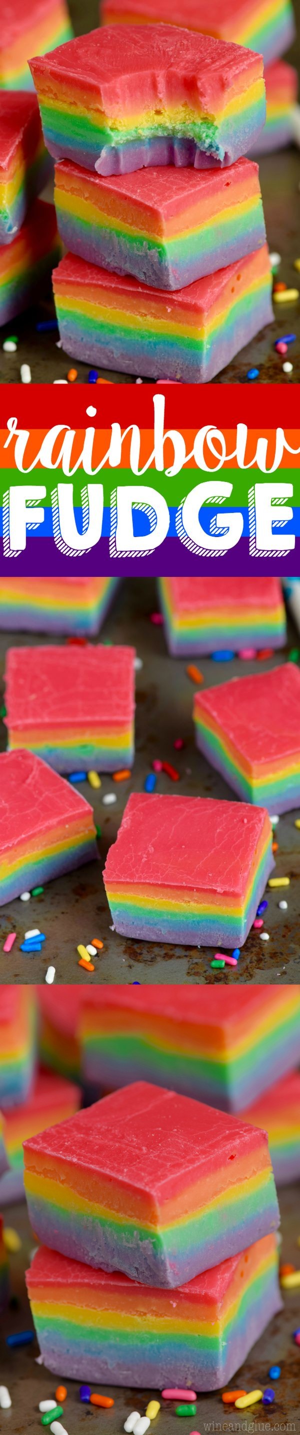 Rainbow Fudge