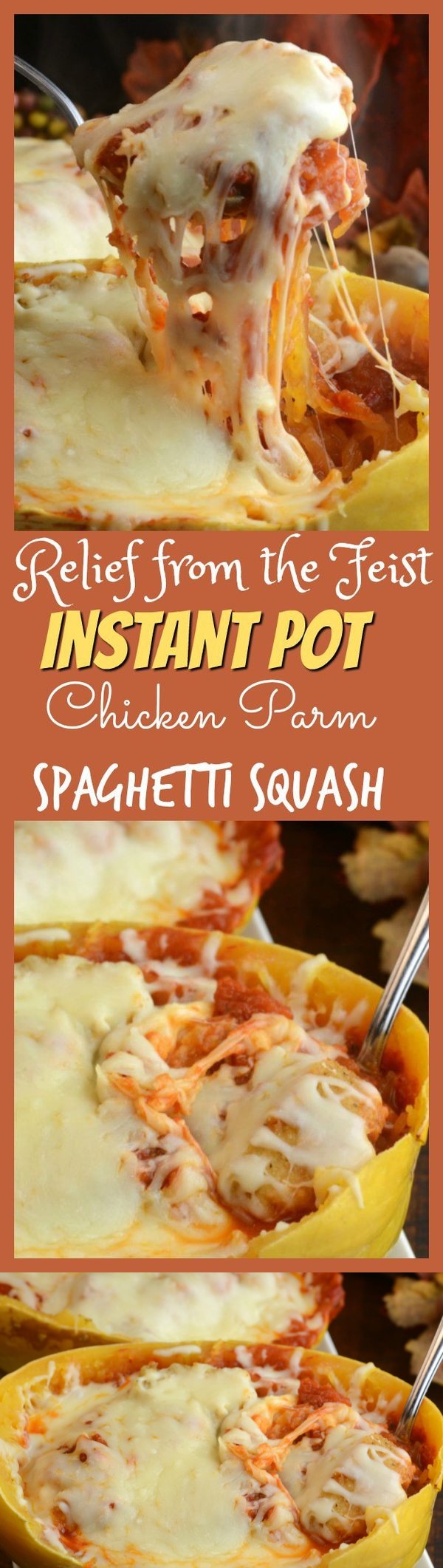 Relief from the Feast and Instant Pot Chicken Parm Spaghetti Squash