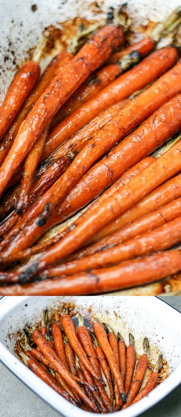 Roasted Balsamic Carrots