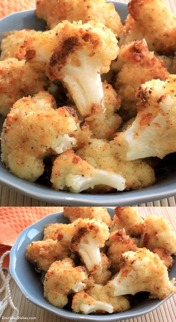 Roasted Cauliflower with Asiago