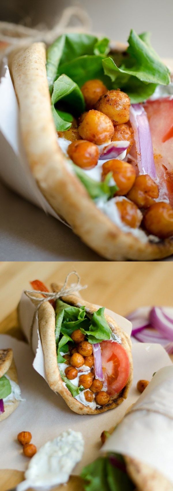 Roasted Chickpea Gyros