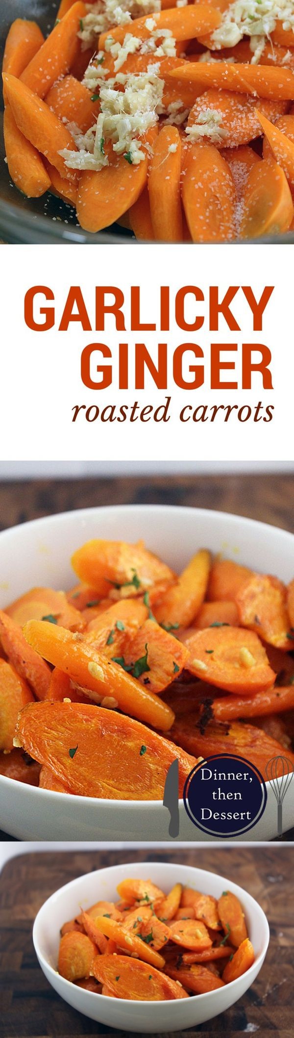 Roasted Ginger and Garlic Carrots