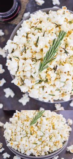 Rosemary Garlic Popcorn