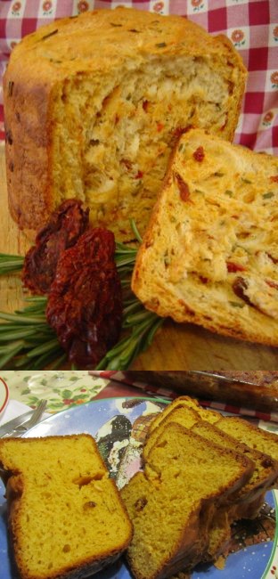 Rosemary Tomato Parmesan Bread