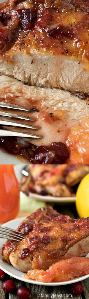 Ruby Red Grapefruit and Cranberry Chicken