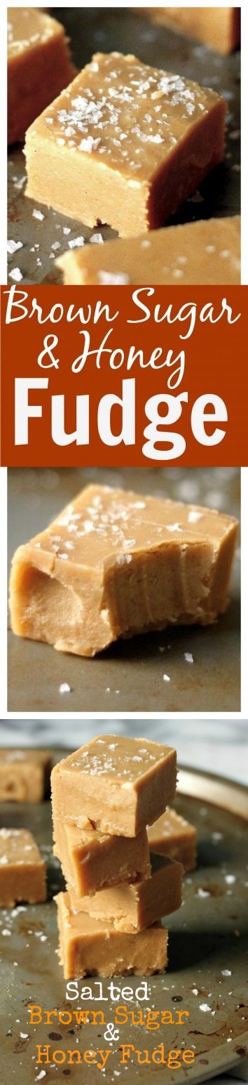 Salted Brown Sugar & Honey Fudge