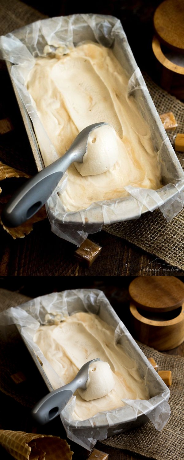 Salted Caramel Ice Cream (Vegan