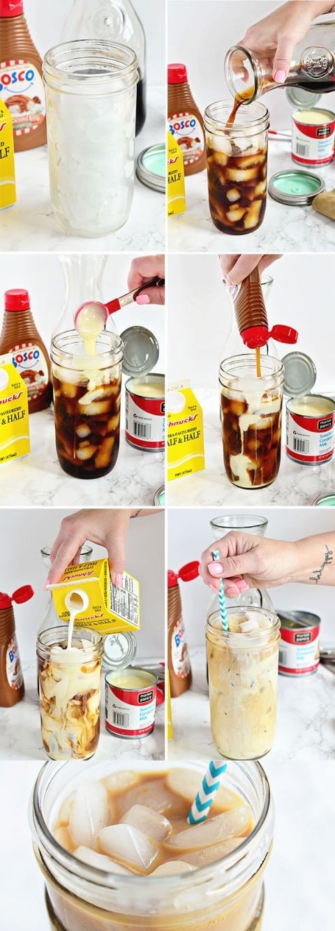 Salted Caramel Iced Coffee