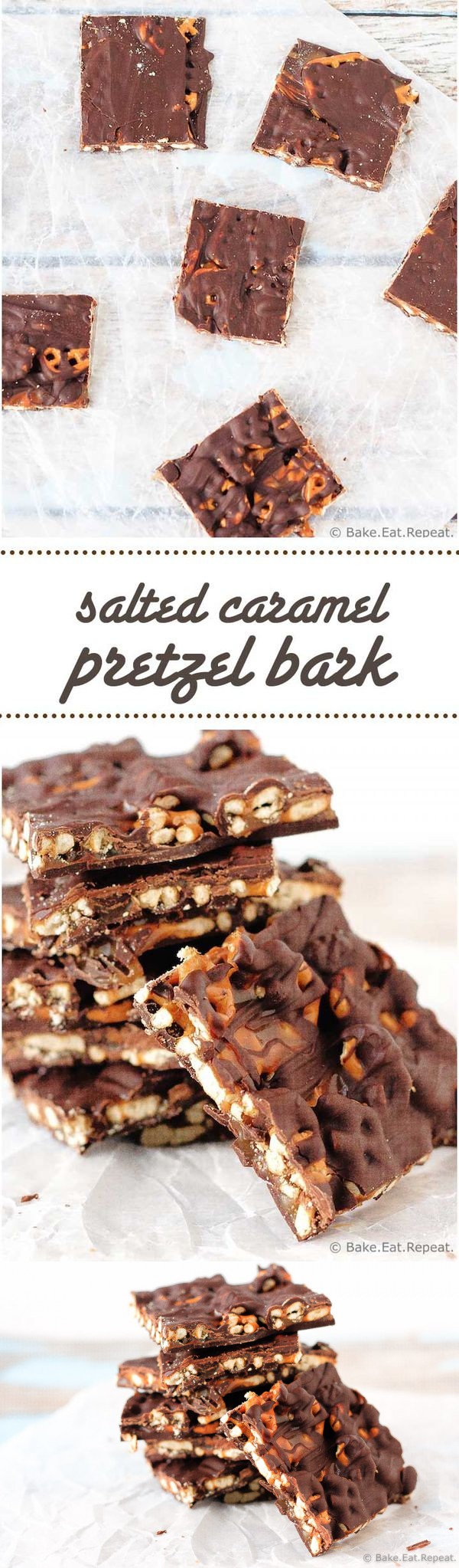 Salted Caramel Pretzel Bark