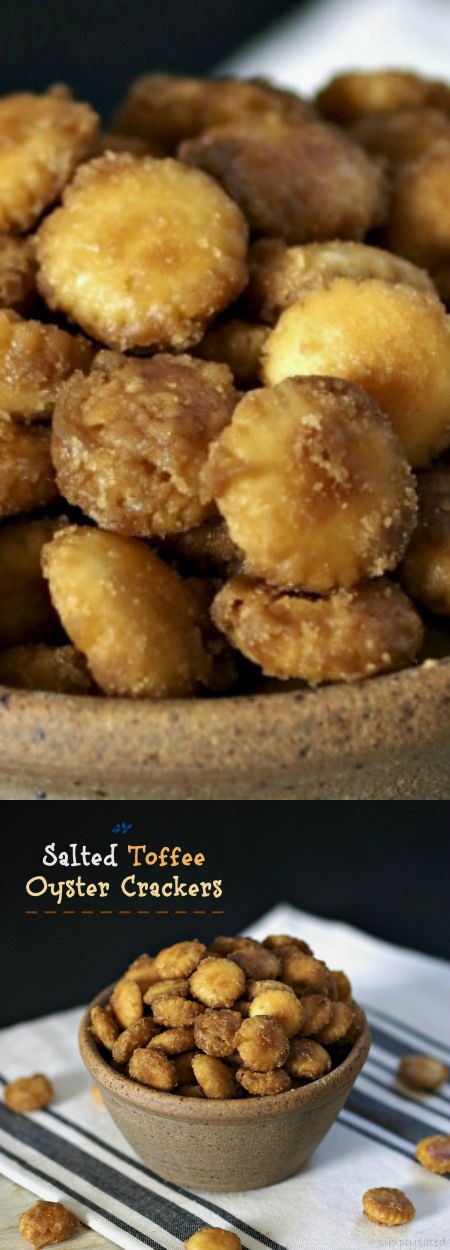 Salted Toffee Oyster Crackers