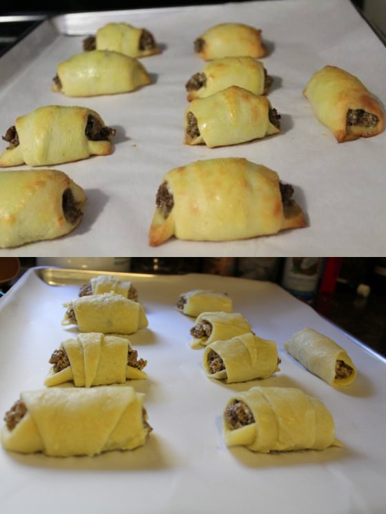 Sausage and Cream Cheese Crescent Rolls (THM S