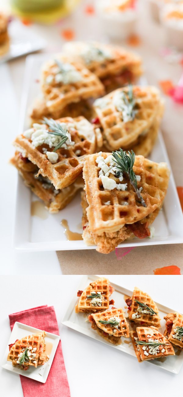 Savory Chicken and Waffle Sliders