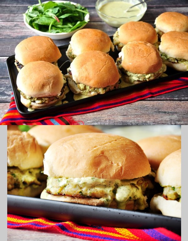 Scallop Burger Sliders With a Cilantro-Lime Mayo