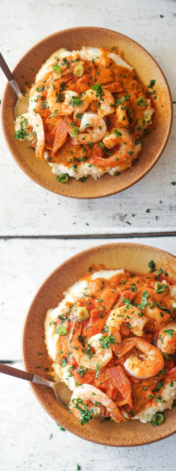 Shrimp & Grits with Spicy Capicola Gravy