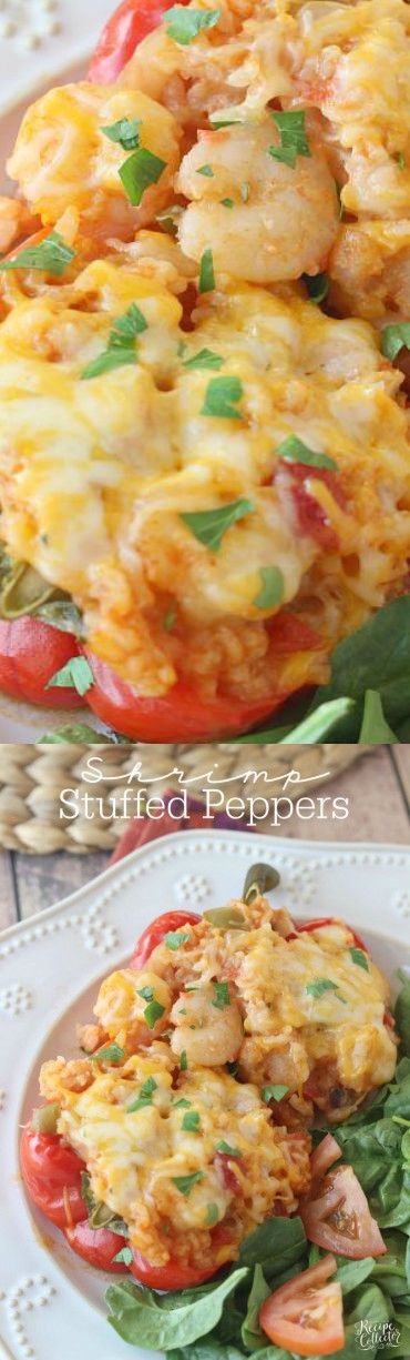 Shrimp Stuffed Bell Peppers