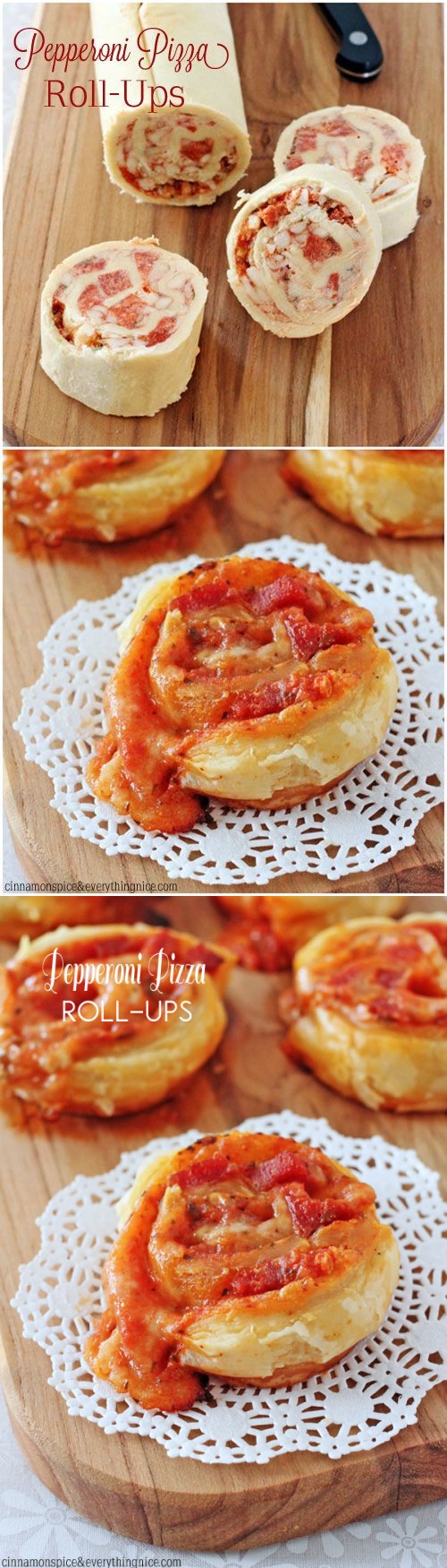 Slice and Bake Pepperoni Pizza Puff Pastry Roll-Ups