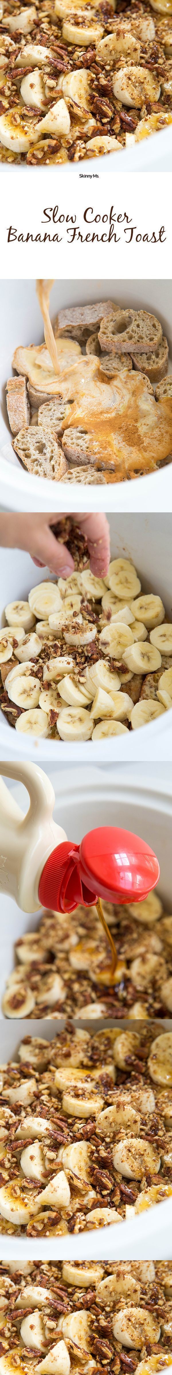 Slow Cooker Banana French Toast