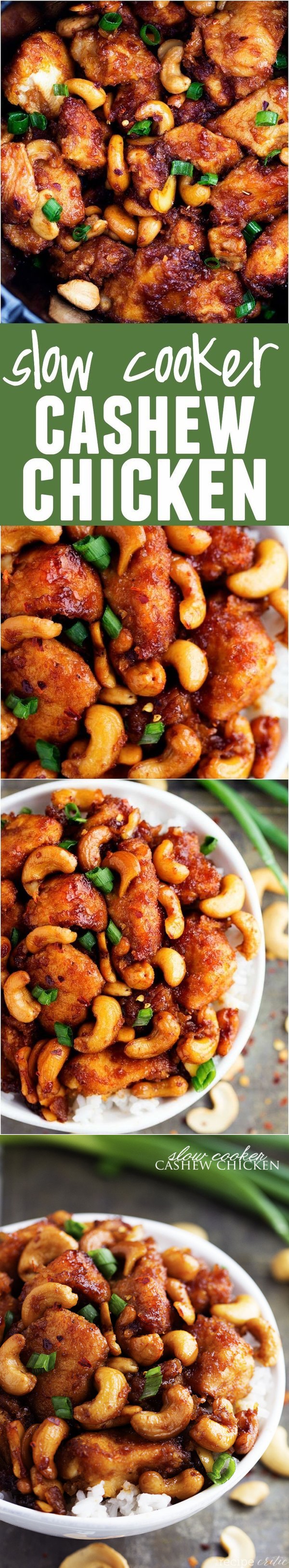 Slow Cooker Cashew Chicken