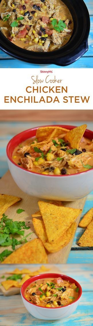 Slow Cooker Chicken Enchilada Stew