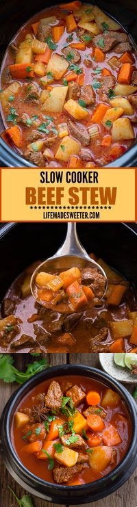 Slow Cooker Homemade Beef Stew