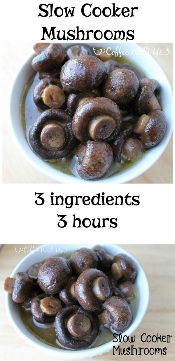 Slow Cooker Mushrooms