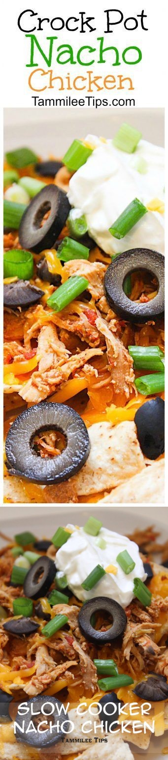 Slow Cooker Nacho Chicken