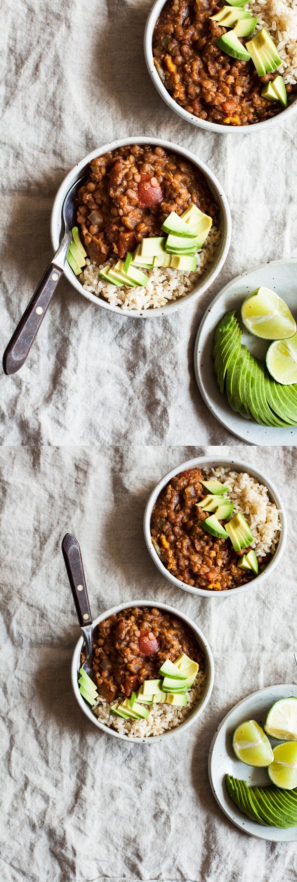 Slow Cooker Two Lentil Chili