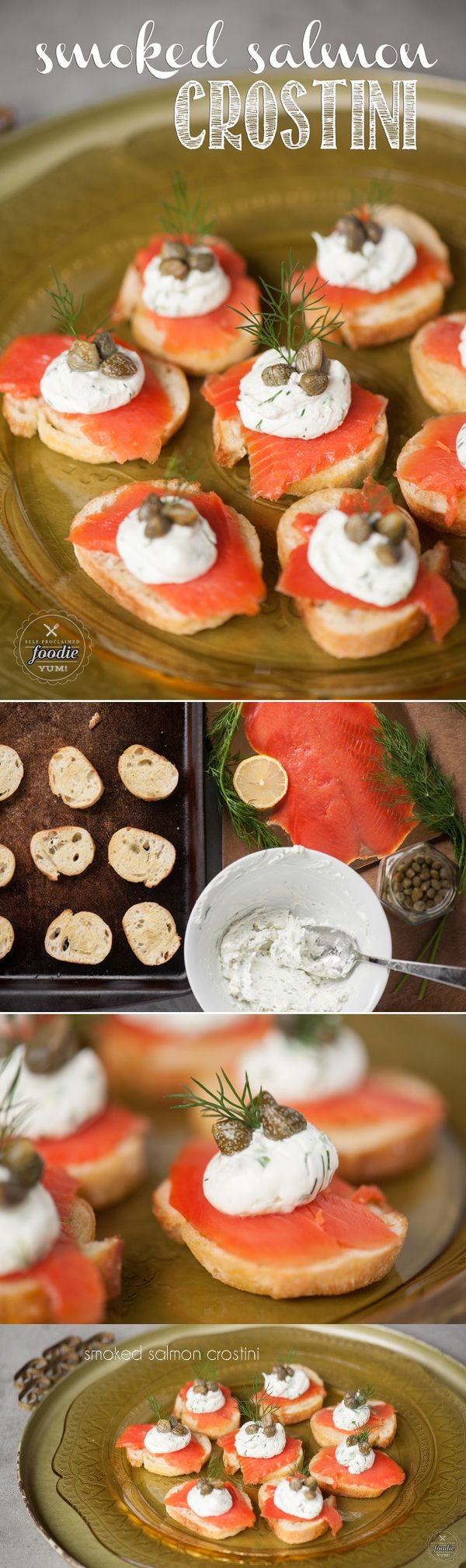 Smoked Salmon Crostini