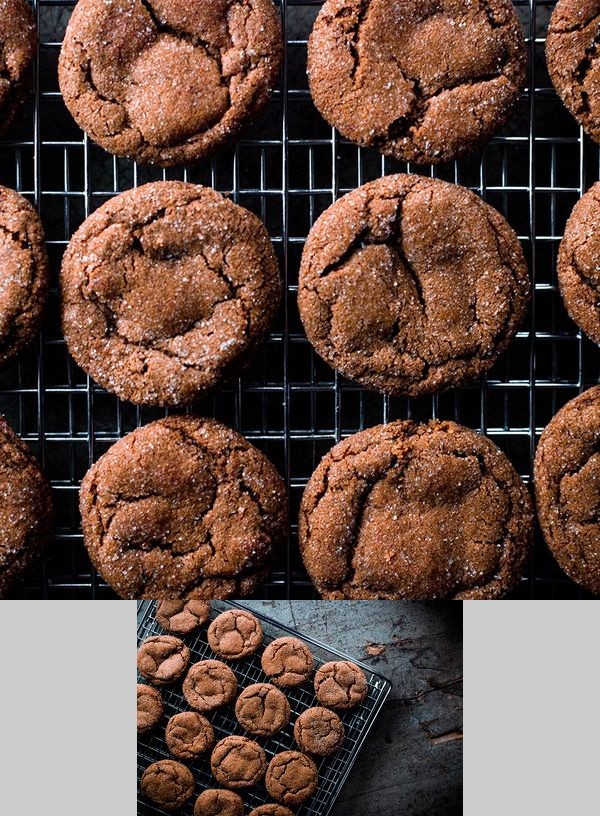 Smoky Cardamom Ginger-Molasses Cookies