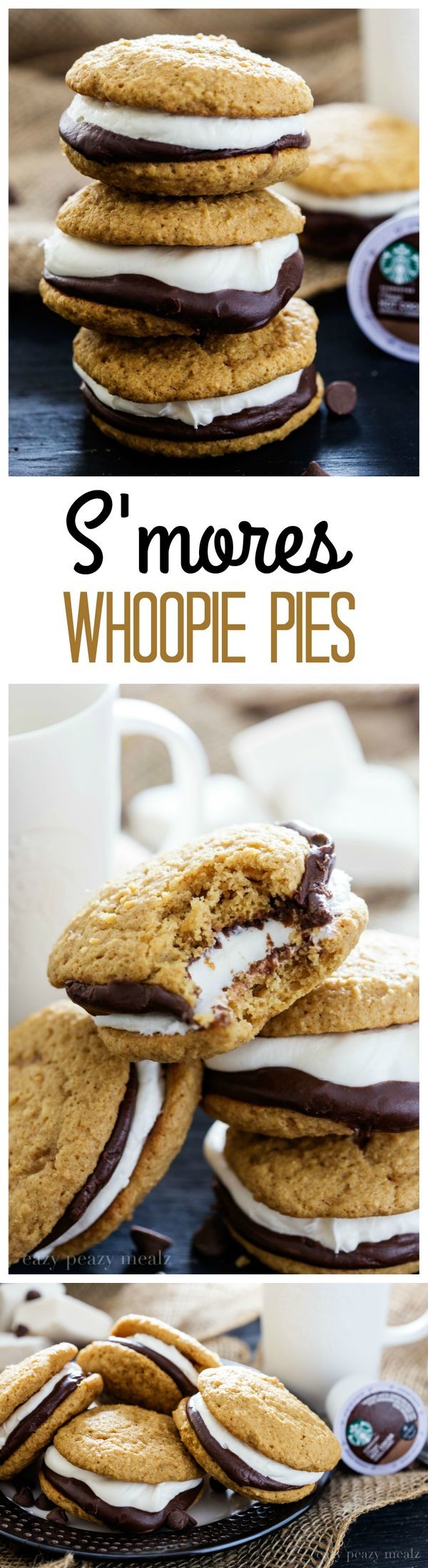 S'mores Whoopie Pies