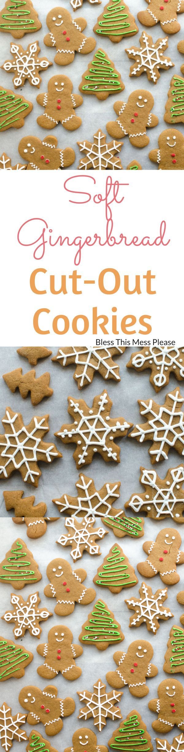 Soft Gingerbread Cut Out Cookies