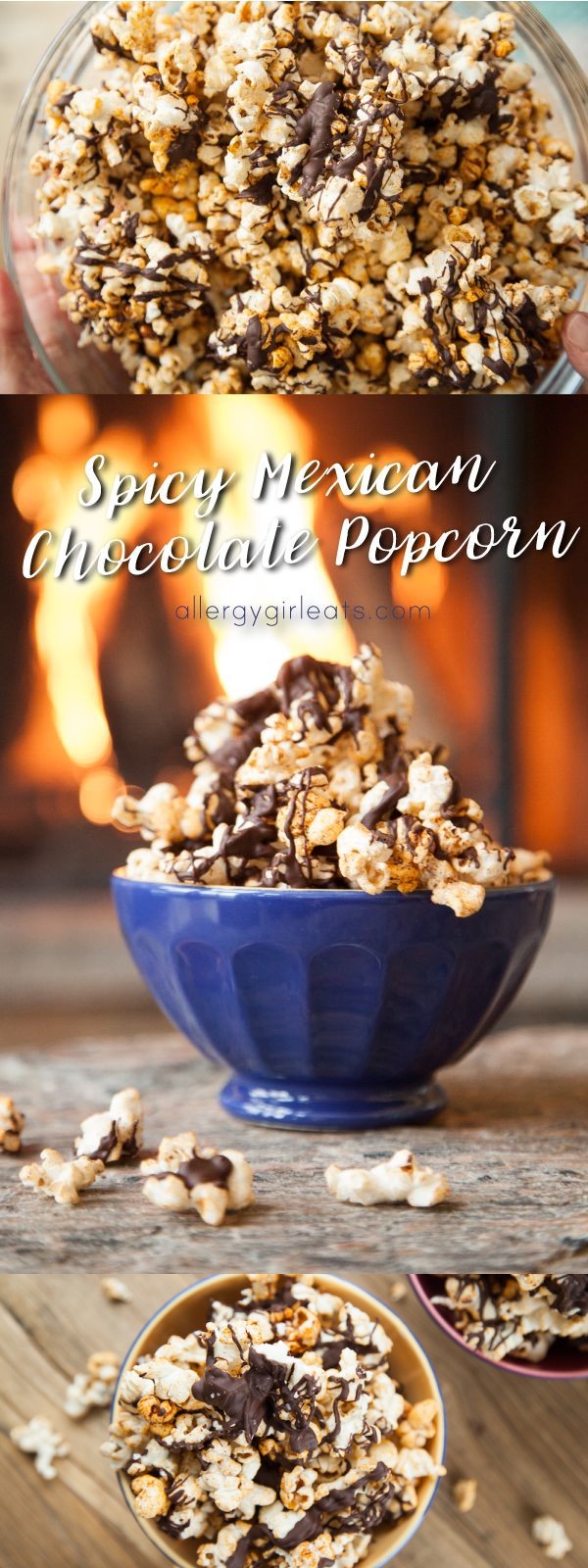 Spicy Mexican Chocolate Popcorn