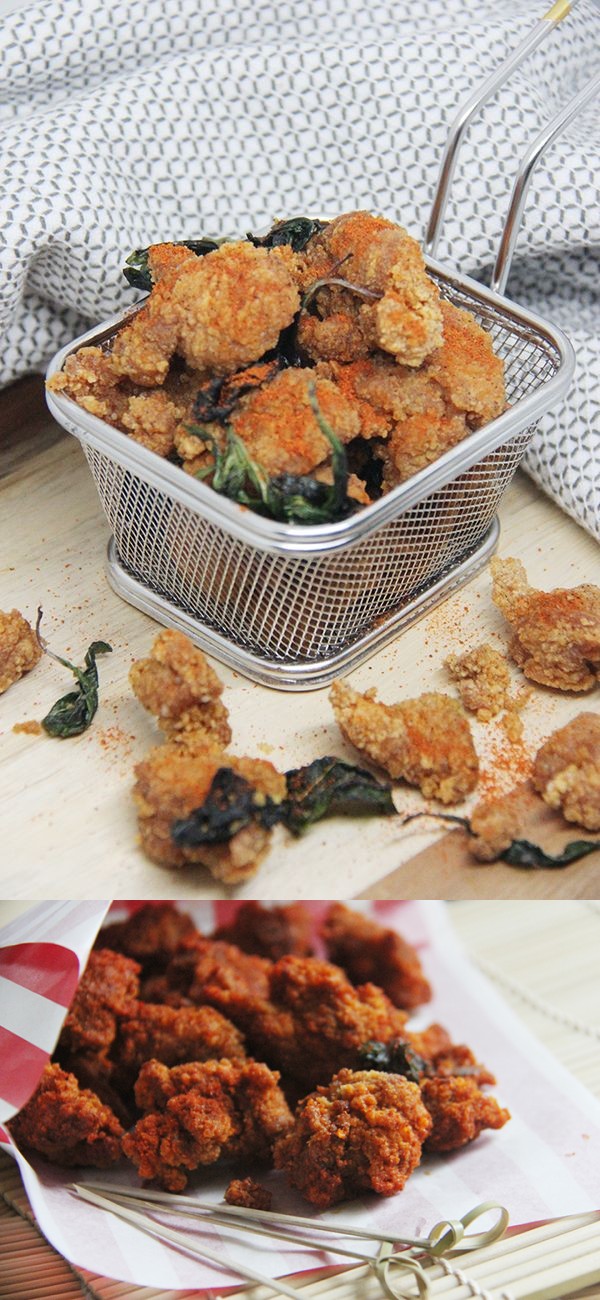 Spicy Popcorn Chicken #SundaySupper