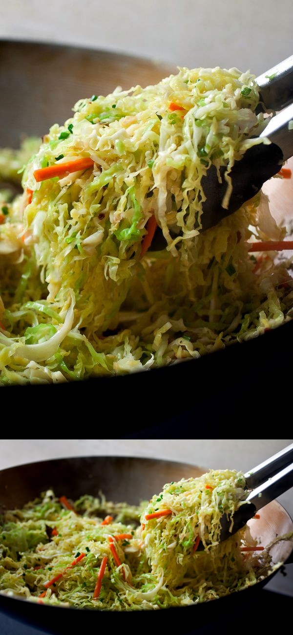 Spicy Stir-Fried Cabbage