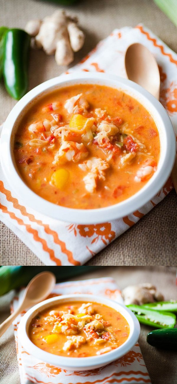 Spicy Thai Shrimp Soup