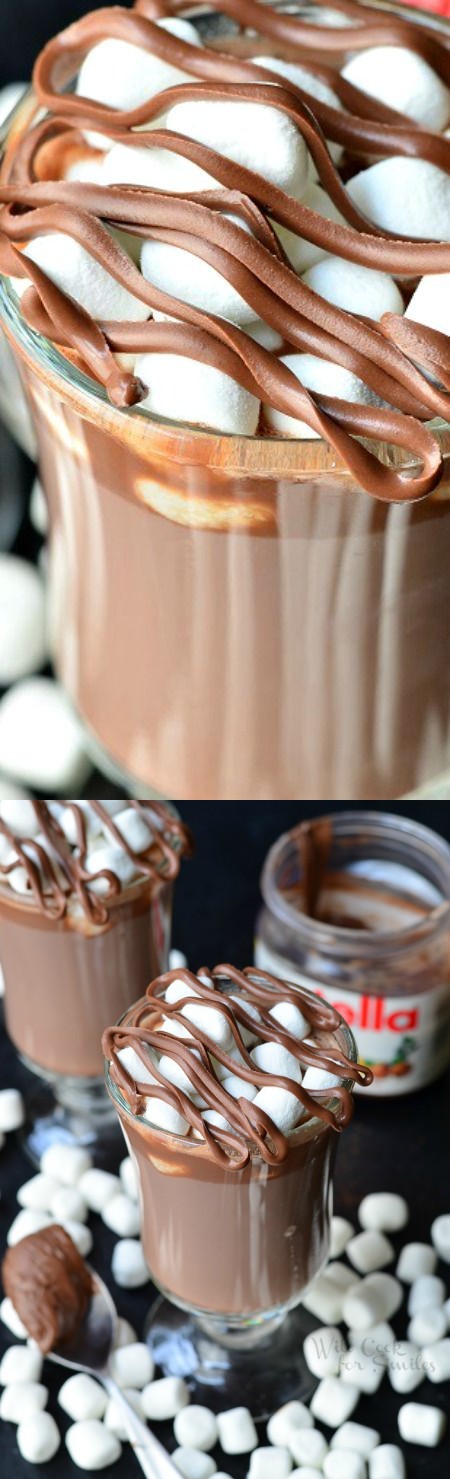 Spiked Nutella Hot Chocolate