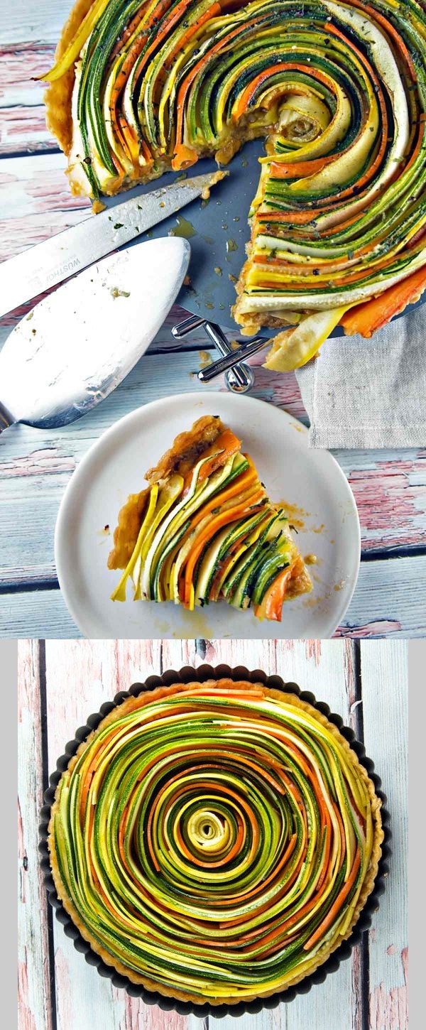 Spiral Vegetable Tart