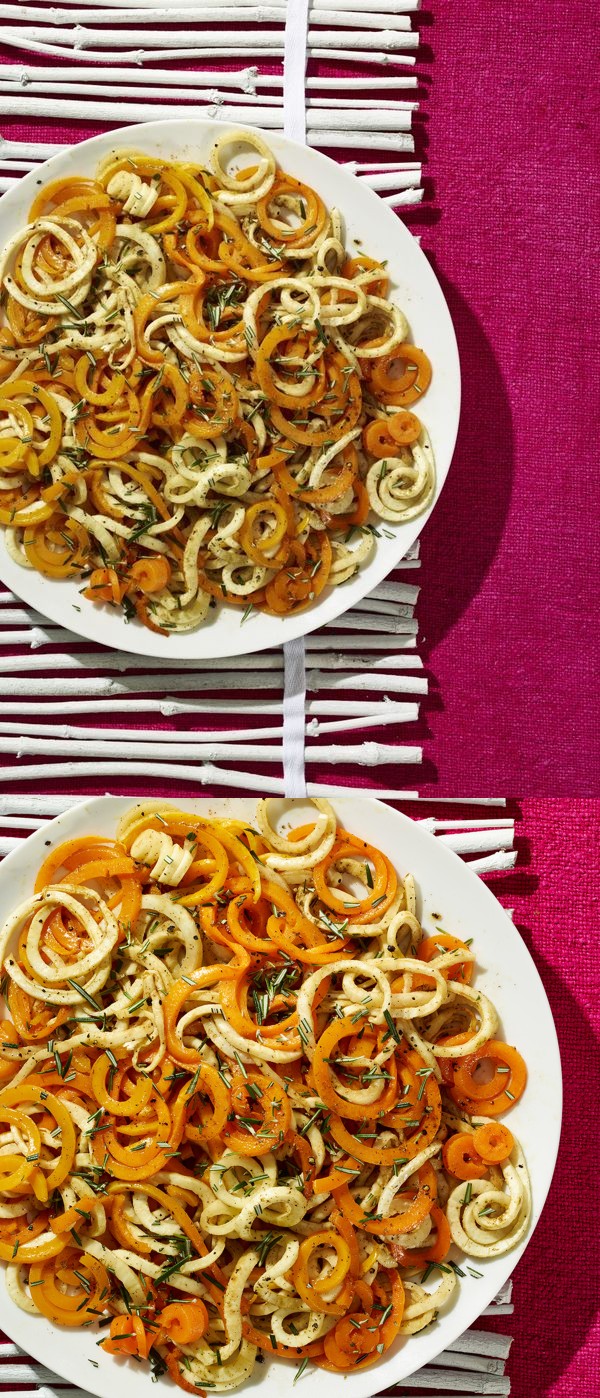 Spiralized Butternut Squash & Celery Root