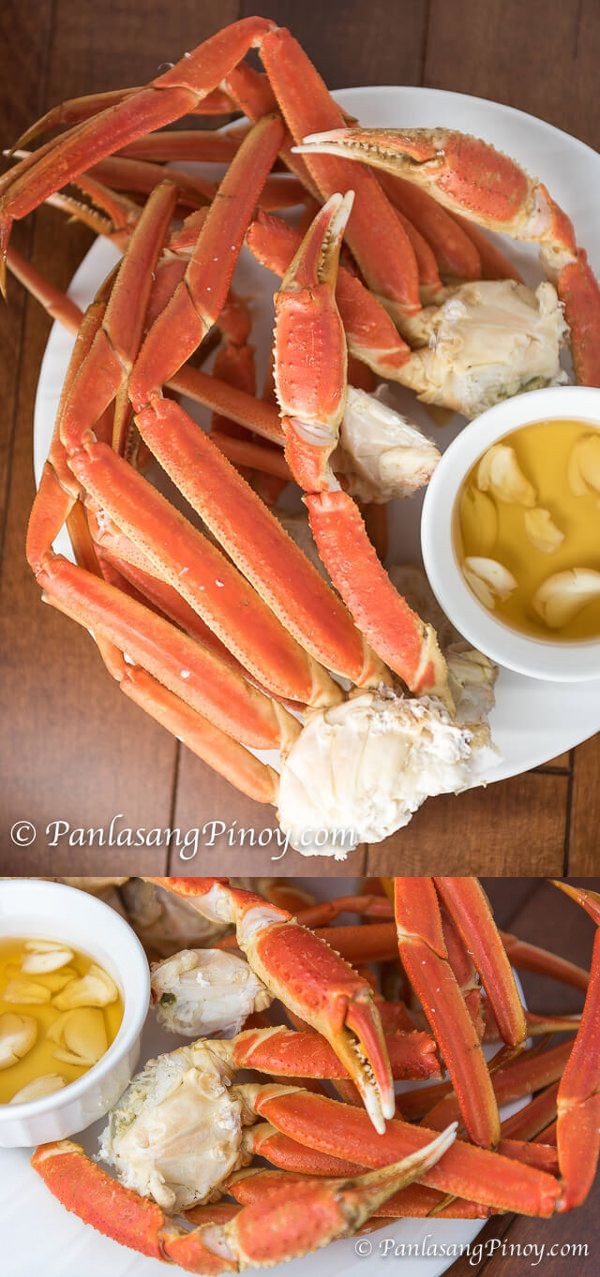 Steamed Snow Crab Legs