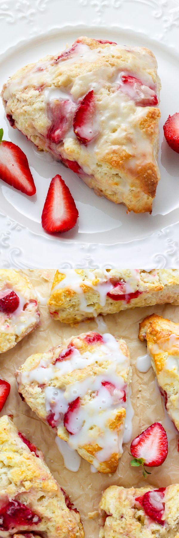 Strawberries and Cream Scones