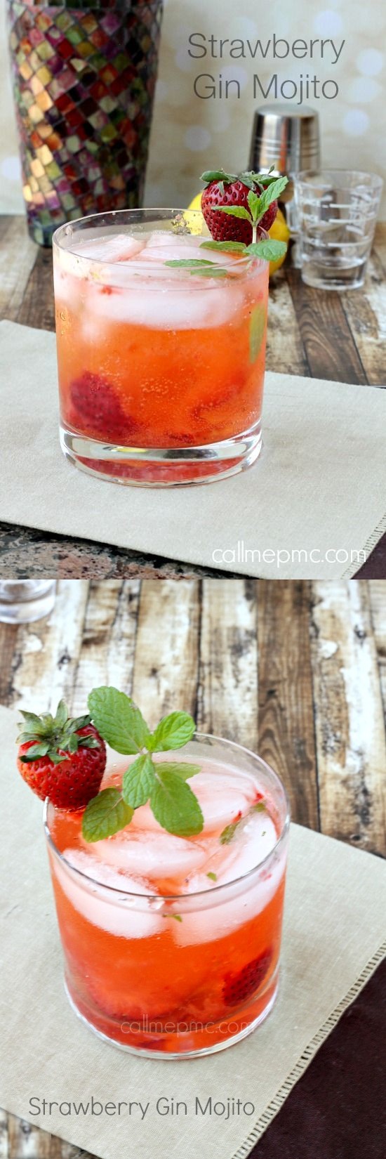 Strawberry Gin Mojito
