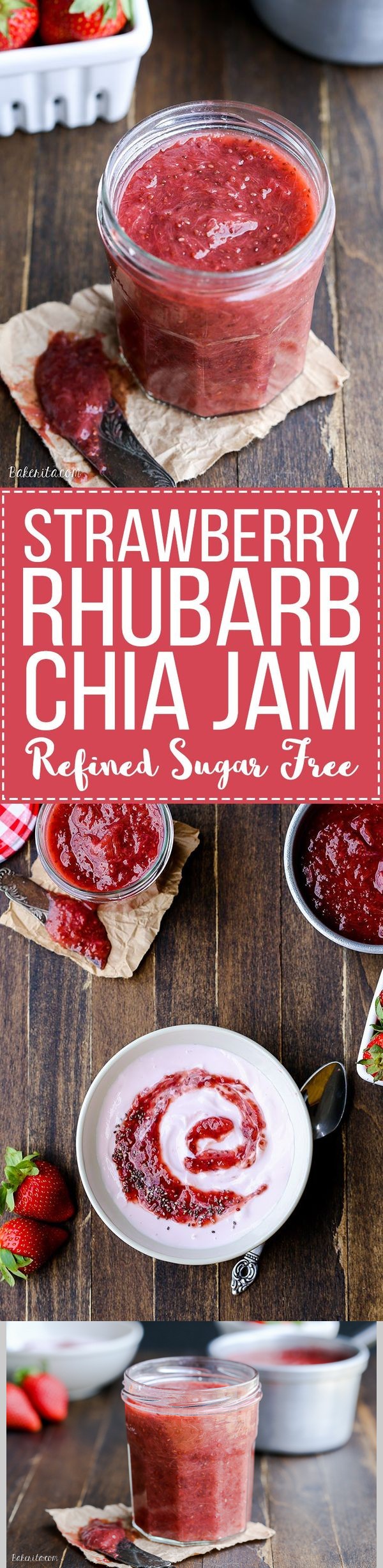 Strawberry Rhubarb Chia Jam