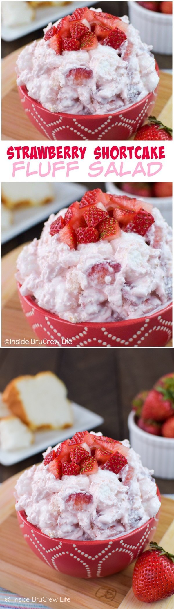 Strawberry Shortcake Fluff Salad