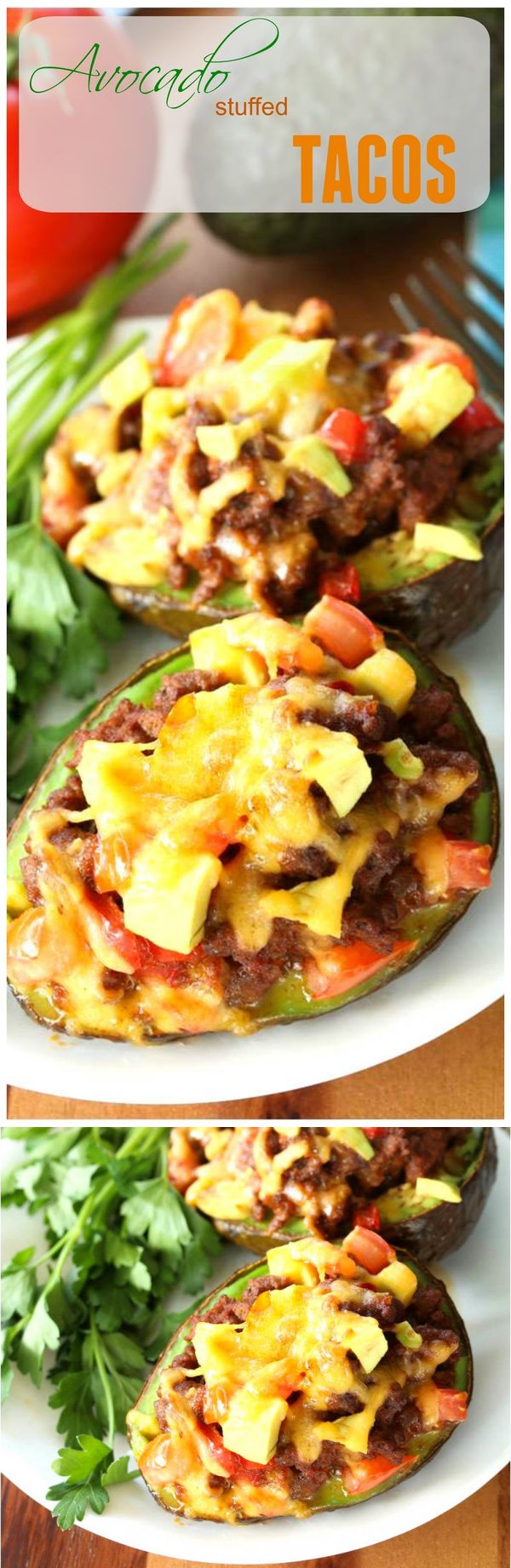 Stuffed Avocado Tacos