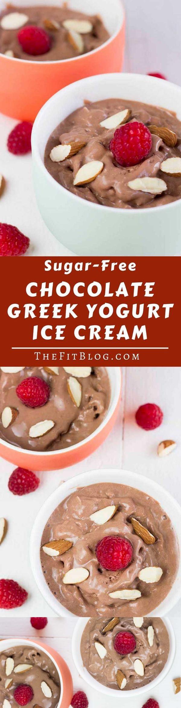 Sugar-Free Chocolate Greek Yogurt Ice Cream