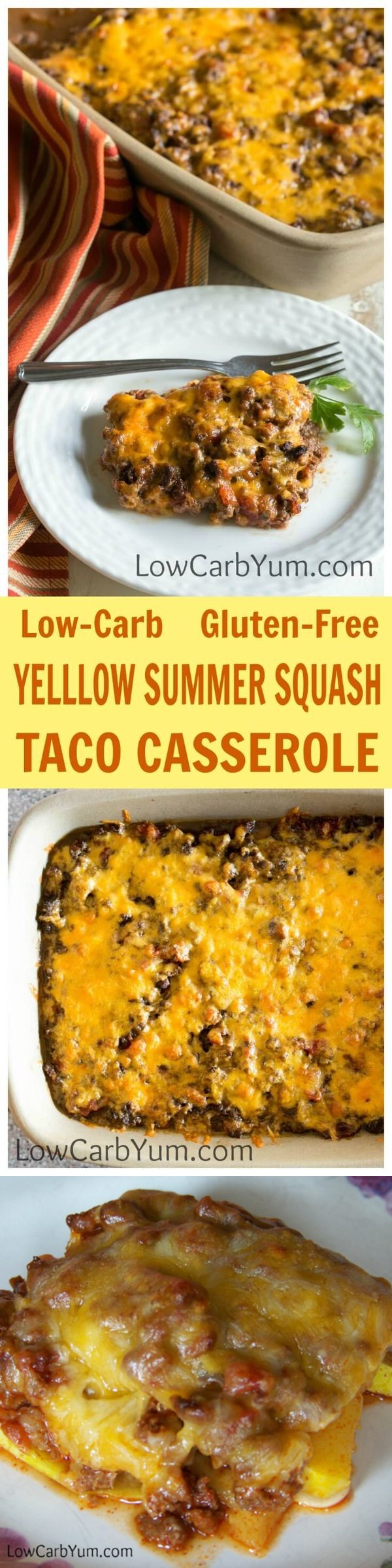 Summer Squash Taco Casserole