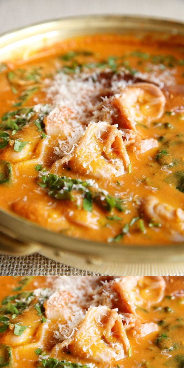 Sun-Dried Tomato Tortellini Soup