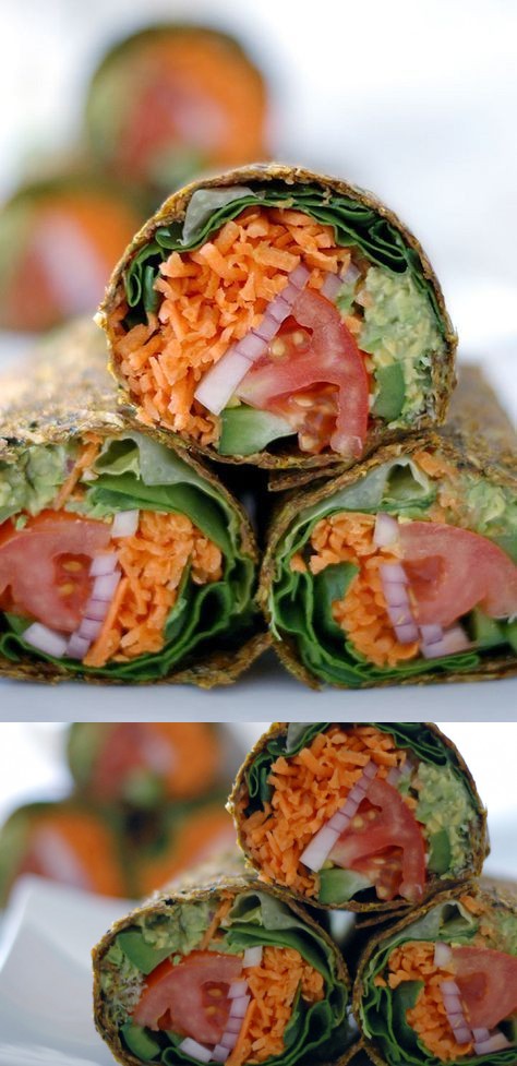 Super Guacamole Burrito (raw & gluten-free